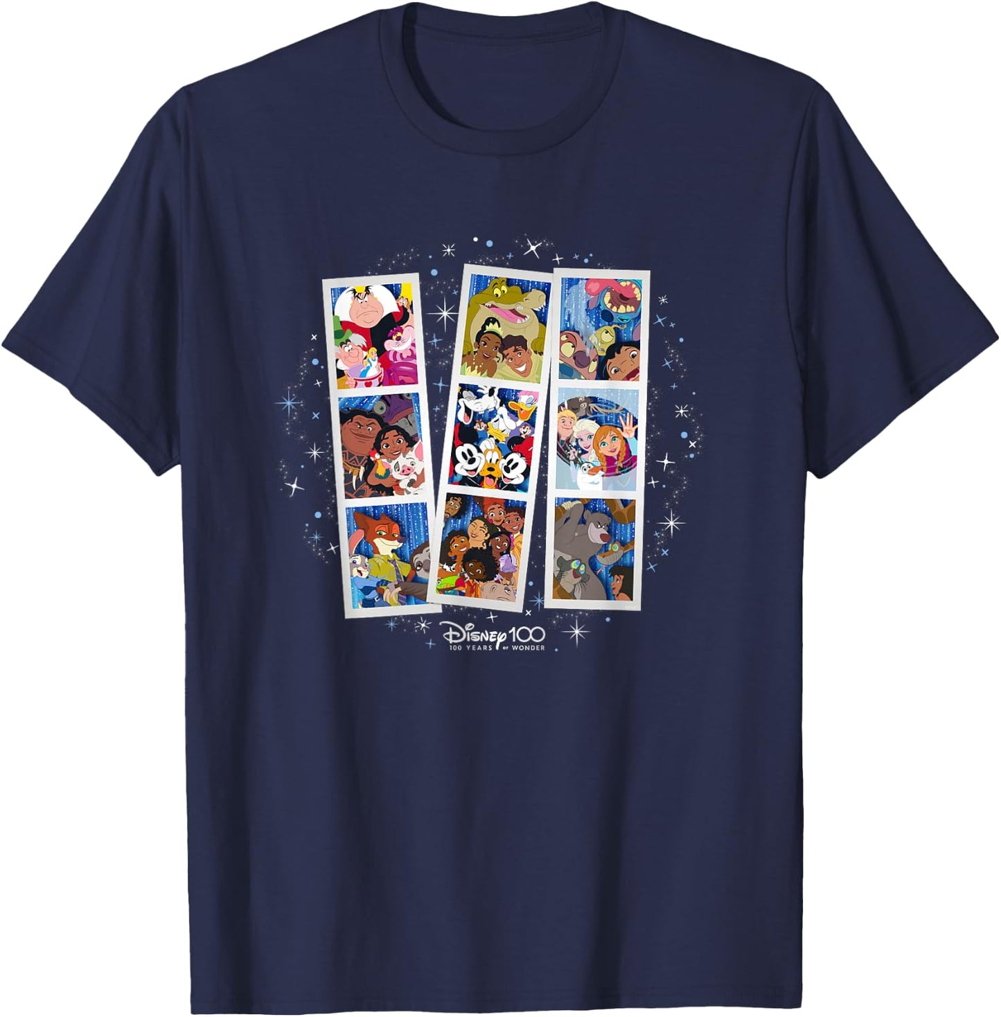 Disney 100 Anniversary Photo Booth Pictures D100 T-Shirt - T-Shirt | Navy