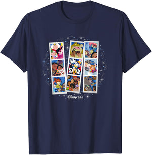 Disney 100 Anniversary Photo Booth Pictures D100 T-Shirt - T-Shirt | Navy