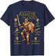 Warrior of God Put On The Full Armor of God T-Shirt - T-Shirt | Navy
