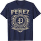 It's A PEREZ Thing You Wouldn't Understand Name Vintage T-Shirt - T-Shirt | Navy