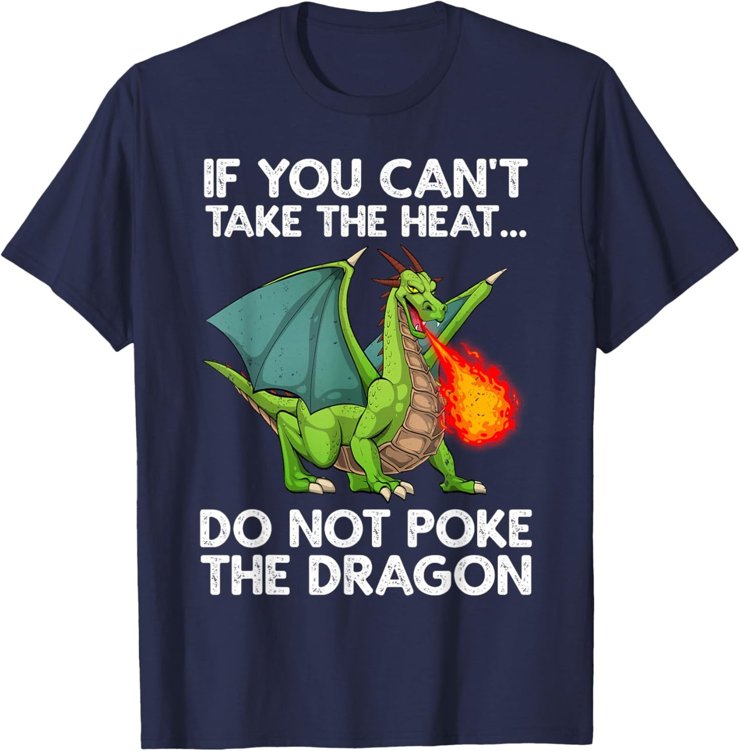 Cool Dragon Design Women Kids Mythical Dragon Lover T-Shirt - T-Shirt | Navy