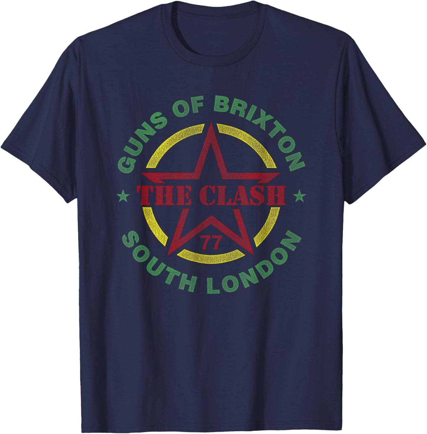 The Clash - Guns Of Brixton T-Shirt - T-Shirt | Navy