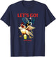 Rooster Fighter : -Adults, Black, Small, Short Sleeve, Classic Fit, Graphic Design T-Shirt - T-Shirt | Navy