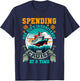 Funny Spending Our Kids Inheritance One Cruise At A Time T-Shirt - T-Shirt | Navy