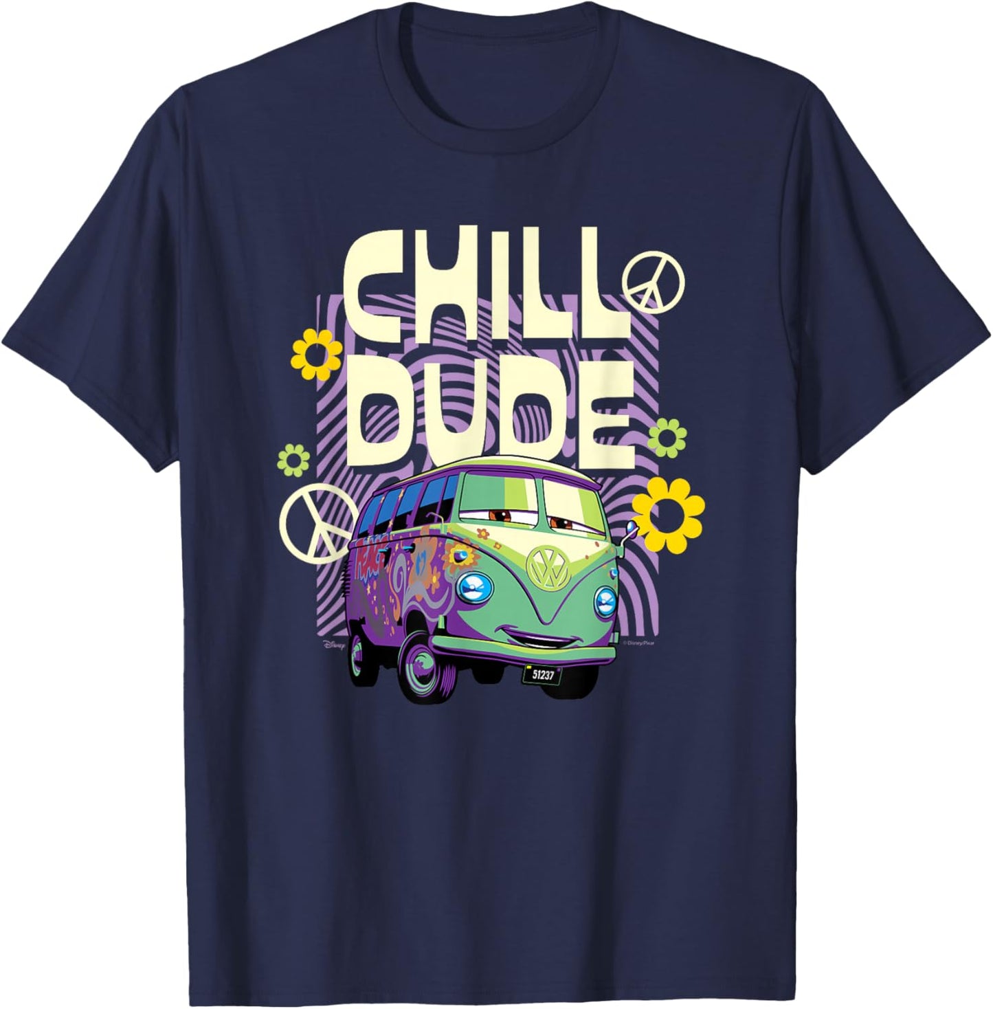 Cars - Filmore Chill Dude T-Shirt - T-Shirt | Navy