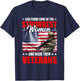 God Found Some Of The Strongest Women And Made Them Veterans T-Shirt - T-Shirt | Navy