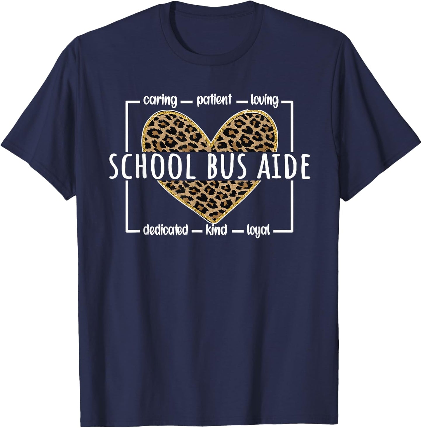 School Bus Aide Appreciation Best Bus Aide T-Shirt - T-Shirt | Navy