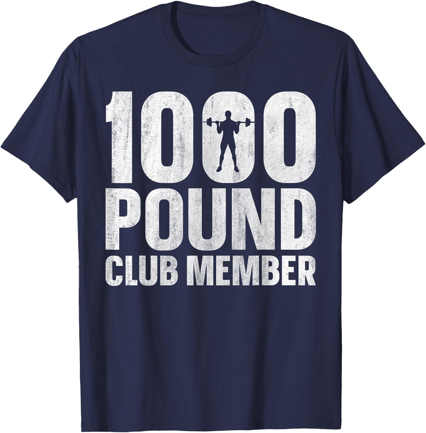 1000 Pound Club Member T-Shirt - T-Shirt | Navy