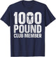 1000 Pound Club Member T-Shirt - T-Shirt | Navy