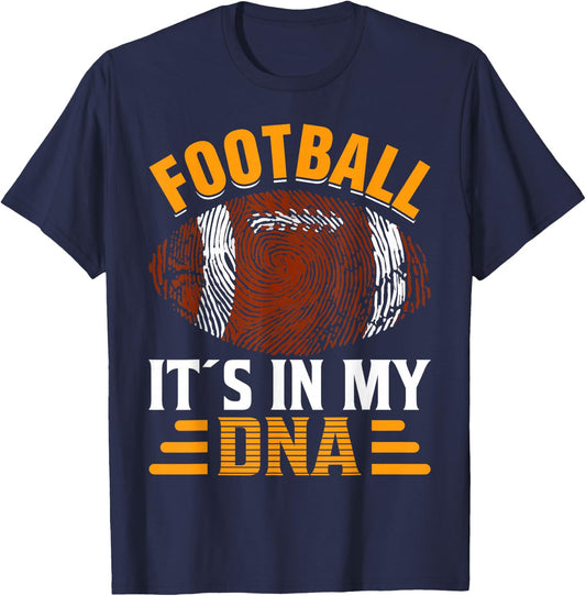 Football Its In My DNA - American Football T-Shirt - T-Shirt | Navy