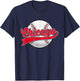 Vintage Chicago Baseball Lover Players Women T-Shirt - T-Shirt | Navy