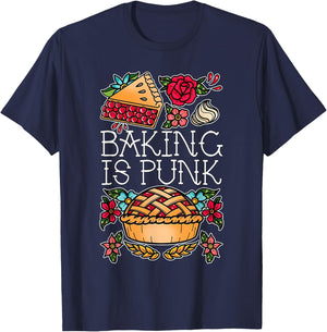 Baking Is Punk T-Shirt - T-Shirt | Navy