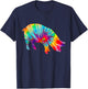 Pig Tie Dye Vintage Farmer T-Shirt - T-Shirt | Navy