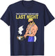 Funny Gym That’s Not What Your Mom Said Last Night Vintage T-Shirt - T-Shirt | Navy