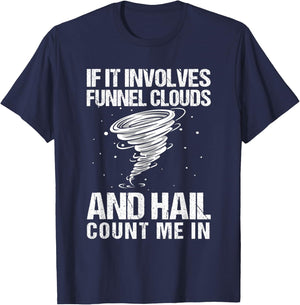 Storm chaser Tornado Storm chasing T-Shirt - T-Shirt | Navy