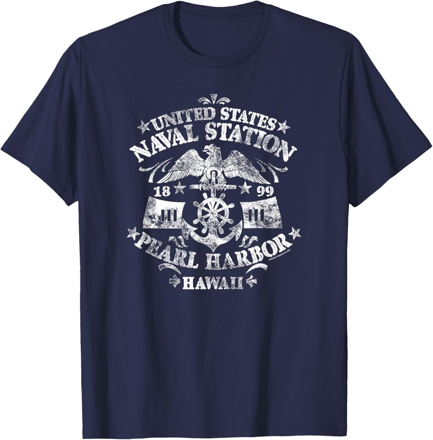 United States Naval Station Pearl Harbor Hawaii T-Shirt - T-Shirt | Navy
