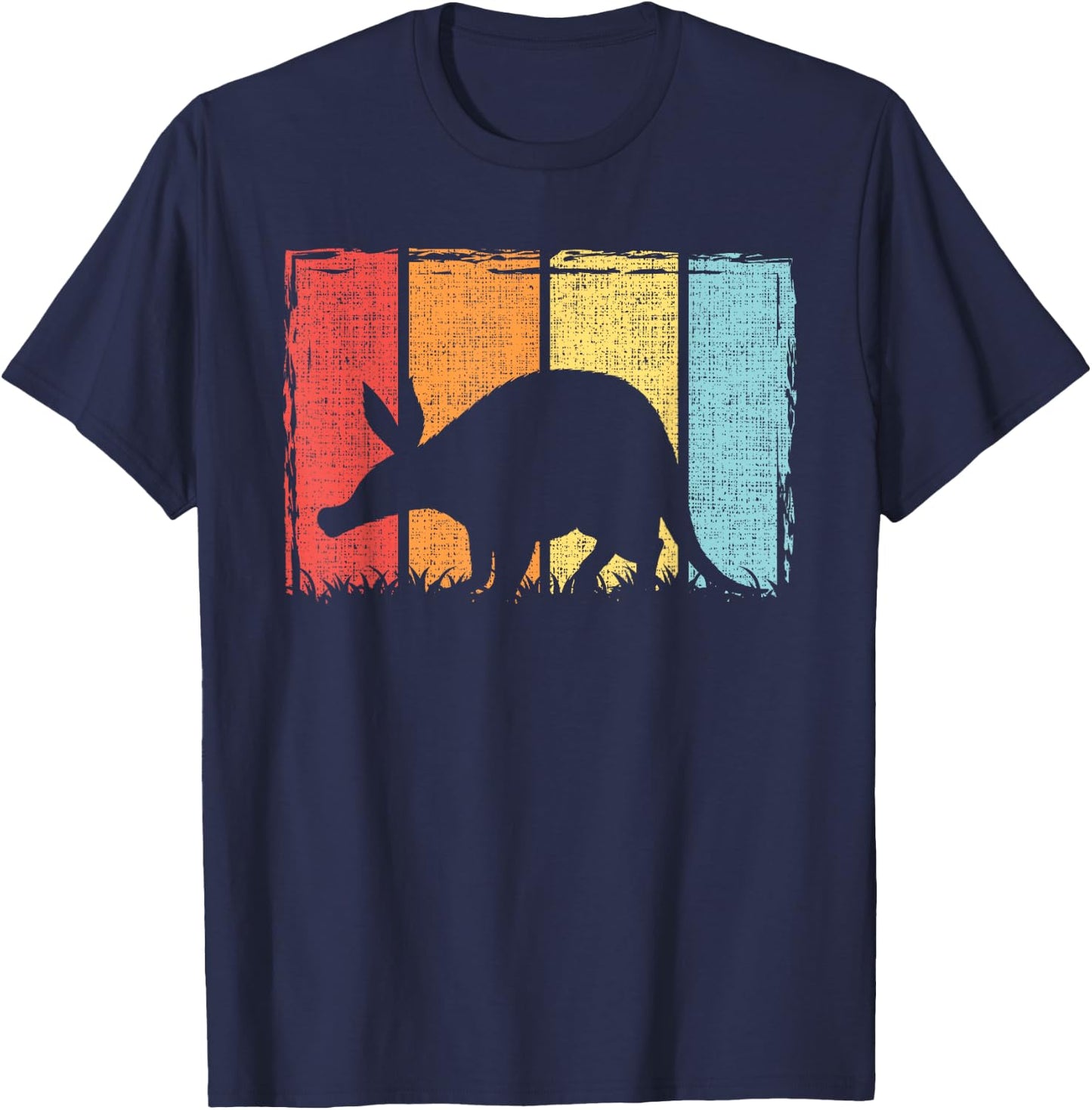 Vintage Aardvark Art Women Aardvark Armadillo Lover T-Shirt - T-Shirt | Navy