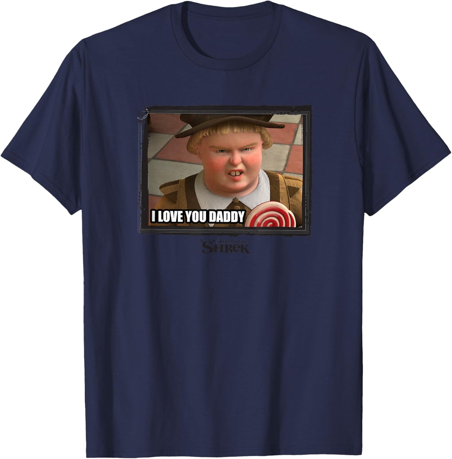 Shrek I Love You Daddy T-Shirt - T-Shirt | Navy