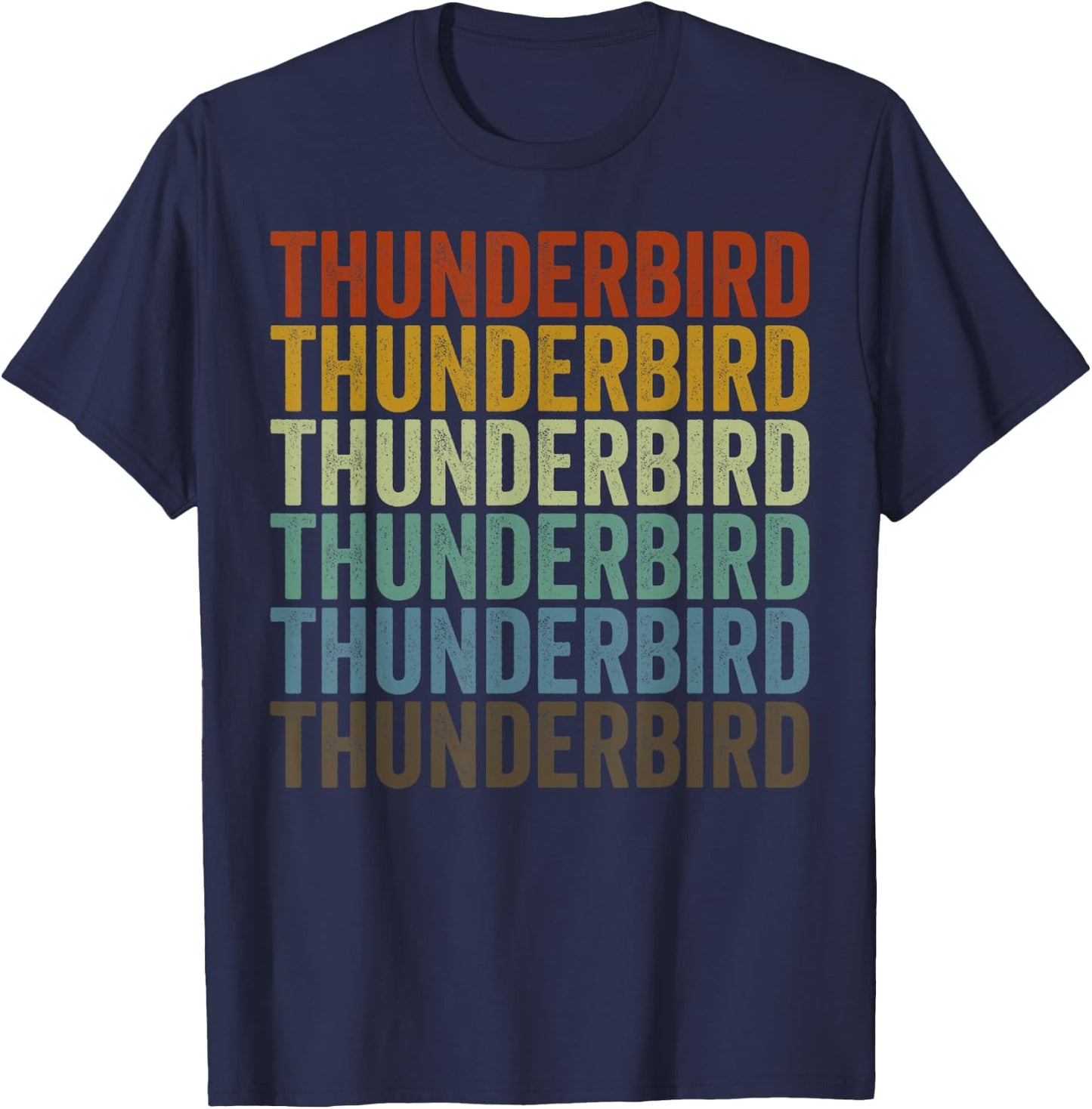 Thunderbird Retro T-Shirt - T-Shirt | Navy