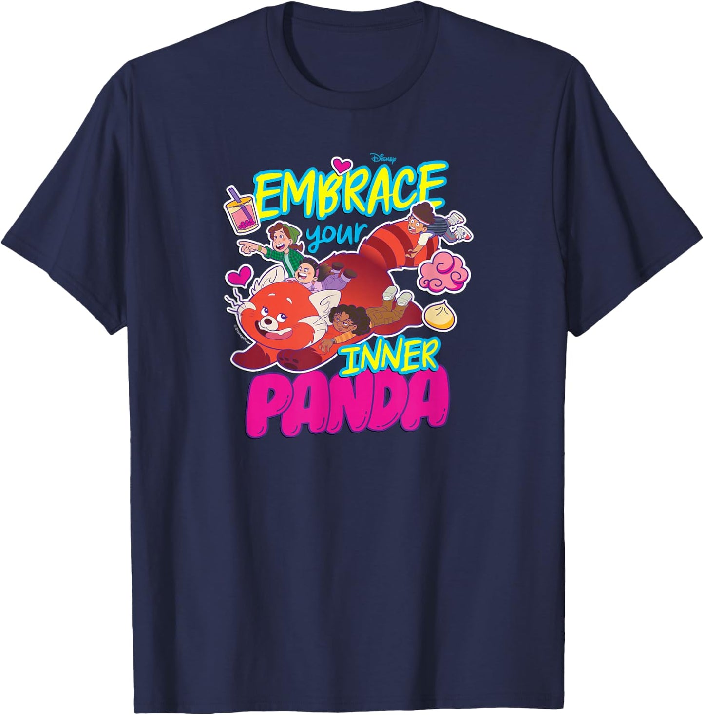 Turning Red - Embrace Your Inner Panda T-Shirt - T-Shirt | Navy