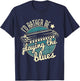 I'd Rather Be Playing The Blues Harmonica Player Harmonicist T-Shirt - T-Shirt | Navy