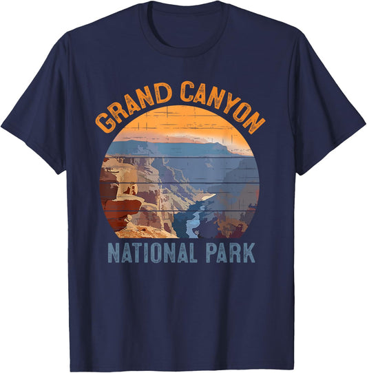 Grand Canyon National Park Arizona Vacation Trip Hiking T-Shirt - T-Shirt | Navy