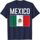 Mexico Flag Mexican Soccer Fan Men Women Boys Girls Kids T-Shirt - T-Shirt | Navy