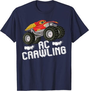 RC Crawling RC Crawler Funny RC Truck Remote Control Car T-Shirt - T-Shirt | Navy