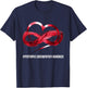 HCM Warrior Infinity Heart Hypertrophic Cardiomyopathy Awareness - Women's X-Small Black Short Sleeve T-Shirt - T-Shirt | Navy