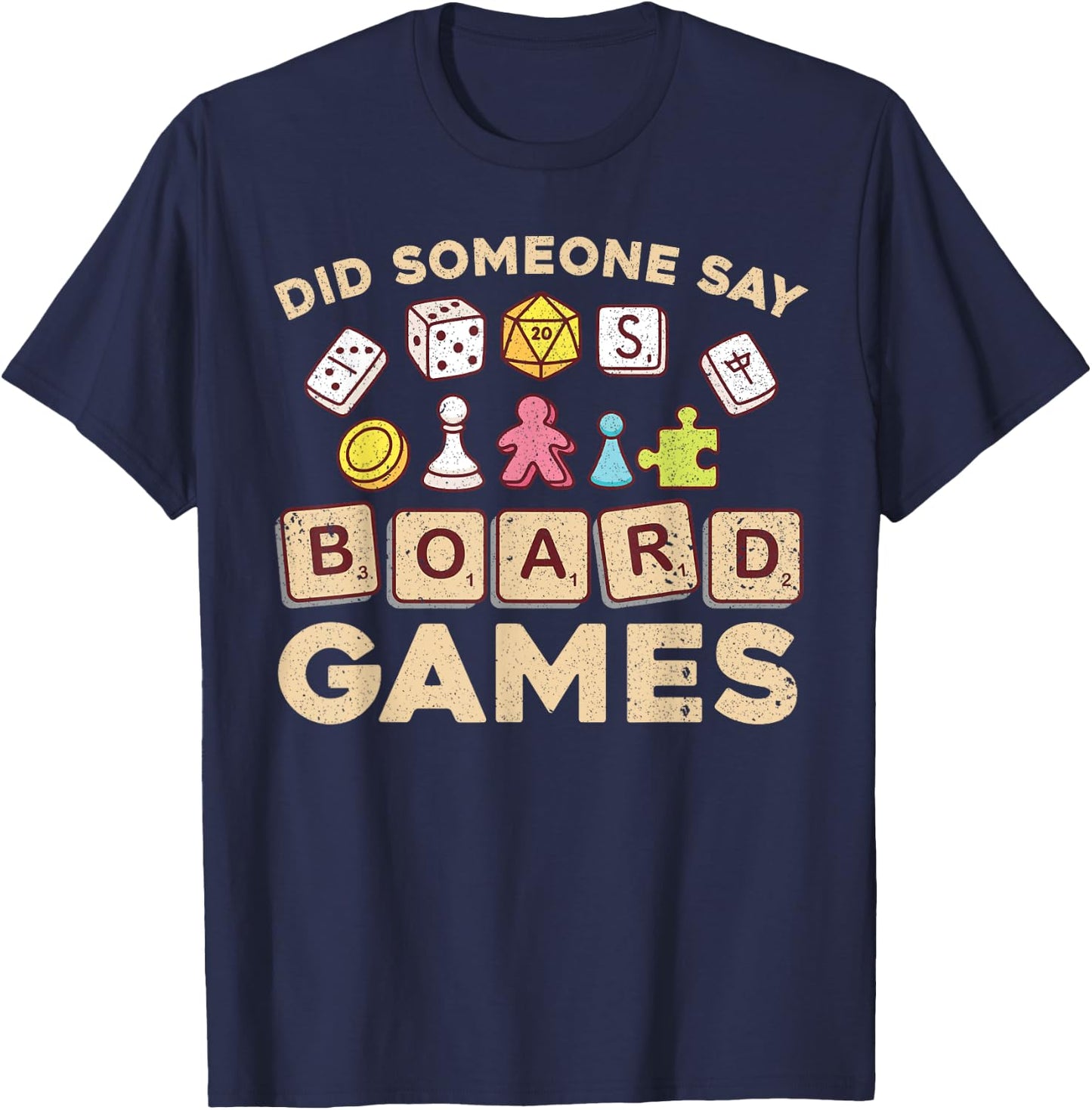 Cool Board Games Women Game Nerd Gamer Chess Lovers T-Shirt - T-Shirt | Navy