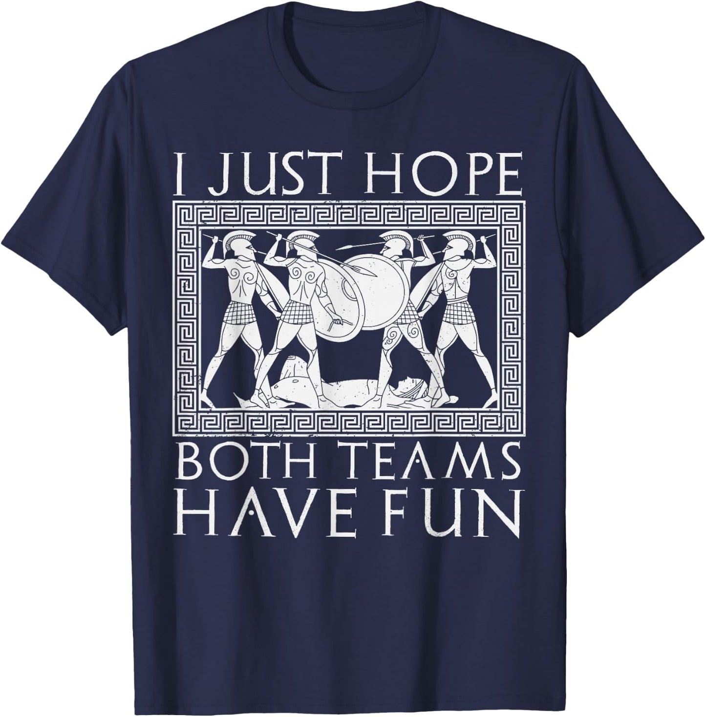 Funny Ancient Greece Mythology History Teacher Sport Lover T-Shirt - T-Shirt | Navy