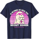 Groovy Breast Cancer Awareness We Wear Pink Ribbon Ghost T-Shirt - T-Shirt | Navy