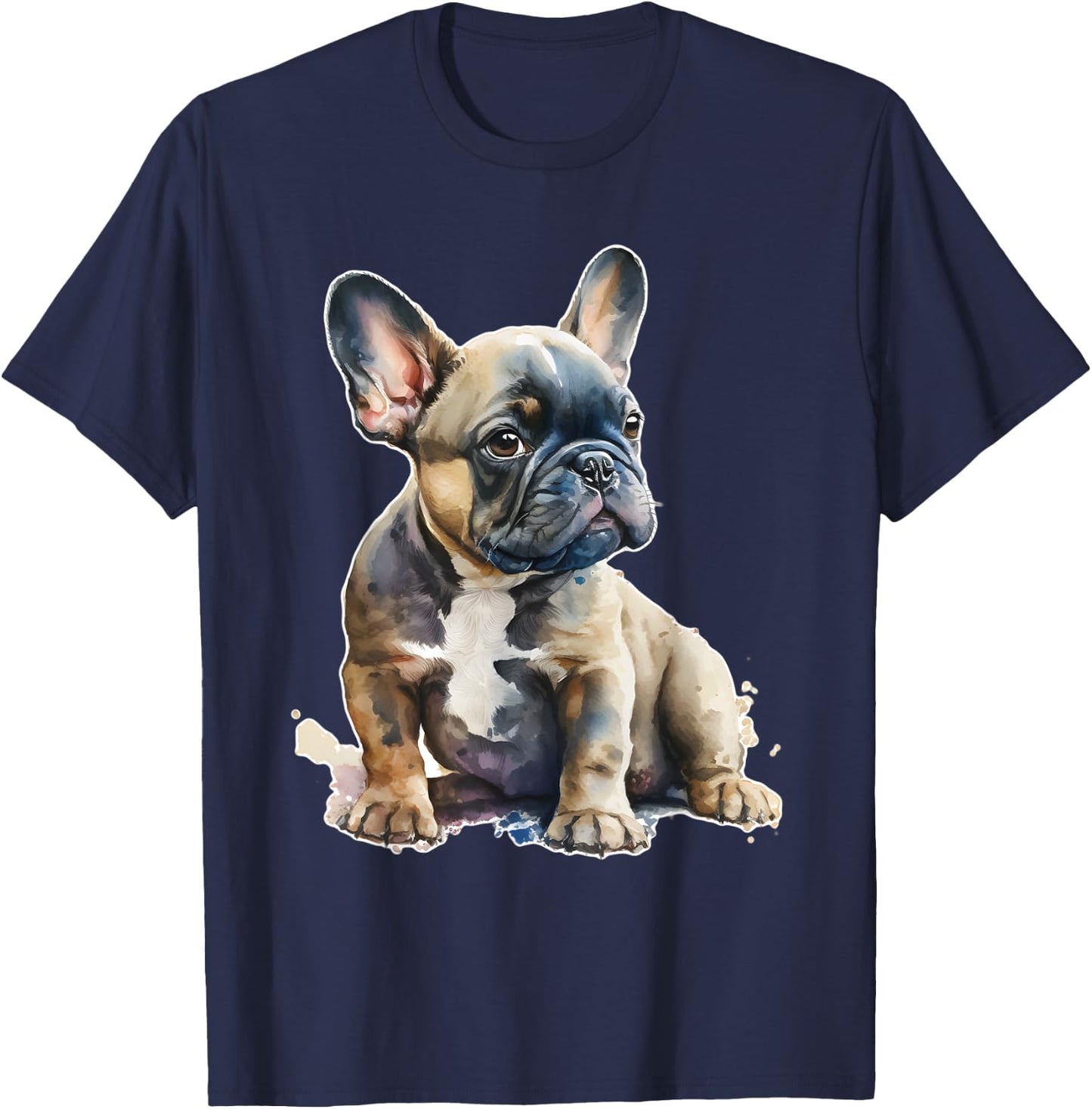 French Bulldog Kids Clothes Frenchie Dad Mom T-Shirt - T-Shirt | Navy