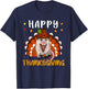 Thanksgiving Possum As Turkey Matching Kid Toddler Family T-Shirt - T-Shirt | Navy