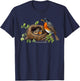 Backyard Bird Watching Watchers American Robin Birder T-Shirt - T-Shirt | Navy