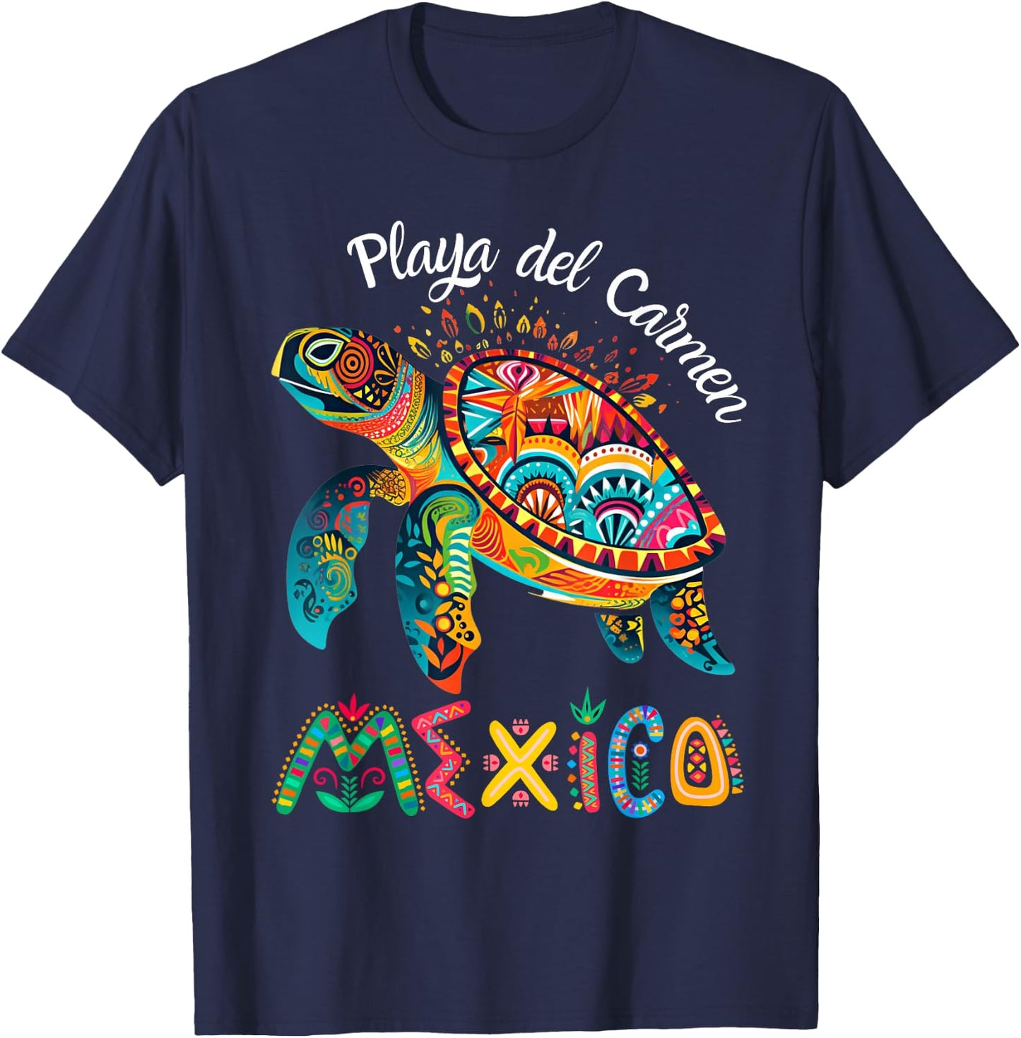 Playa Del Carmen Mexico Playa Souvenir T-Shirt - T-Shirt | Navy