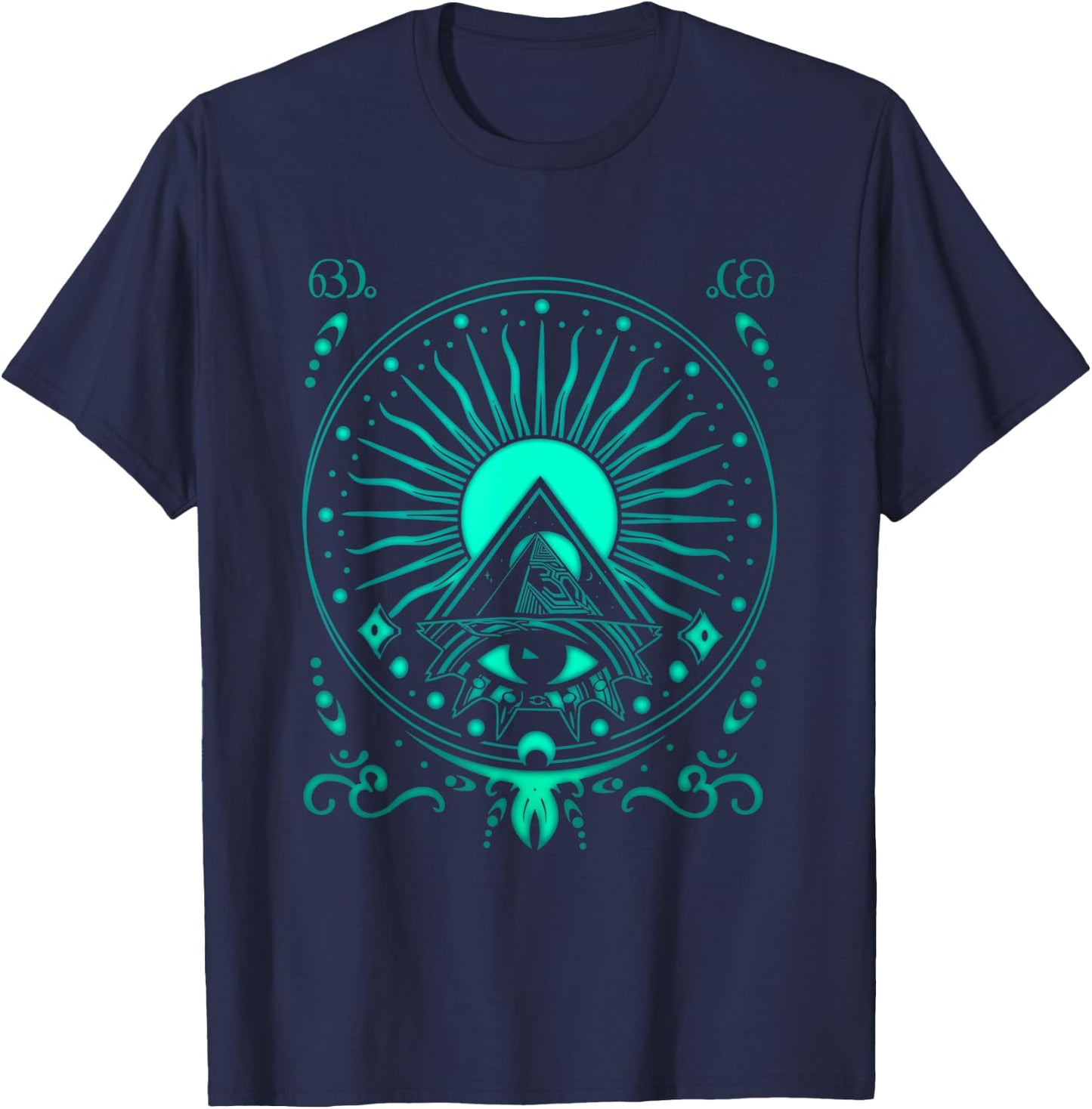 Goa Psychedelic Trance - OM Psytrance Event Raver T-Shirt - T-Shirt | Navy