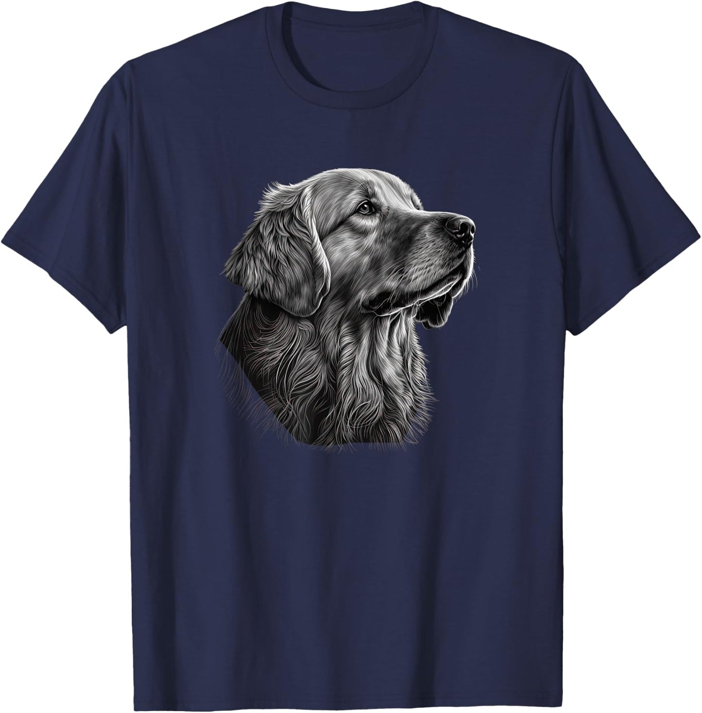 Funny Golden Retriever T-Shirt - T-Shirt | Navy
