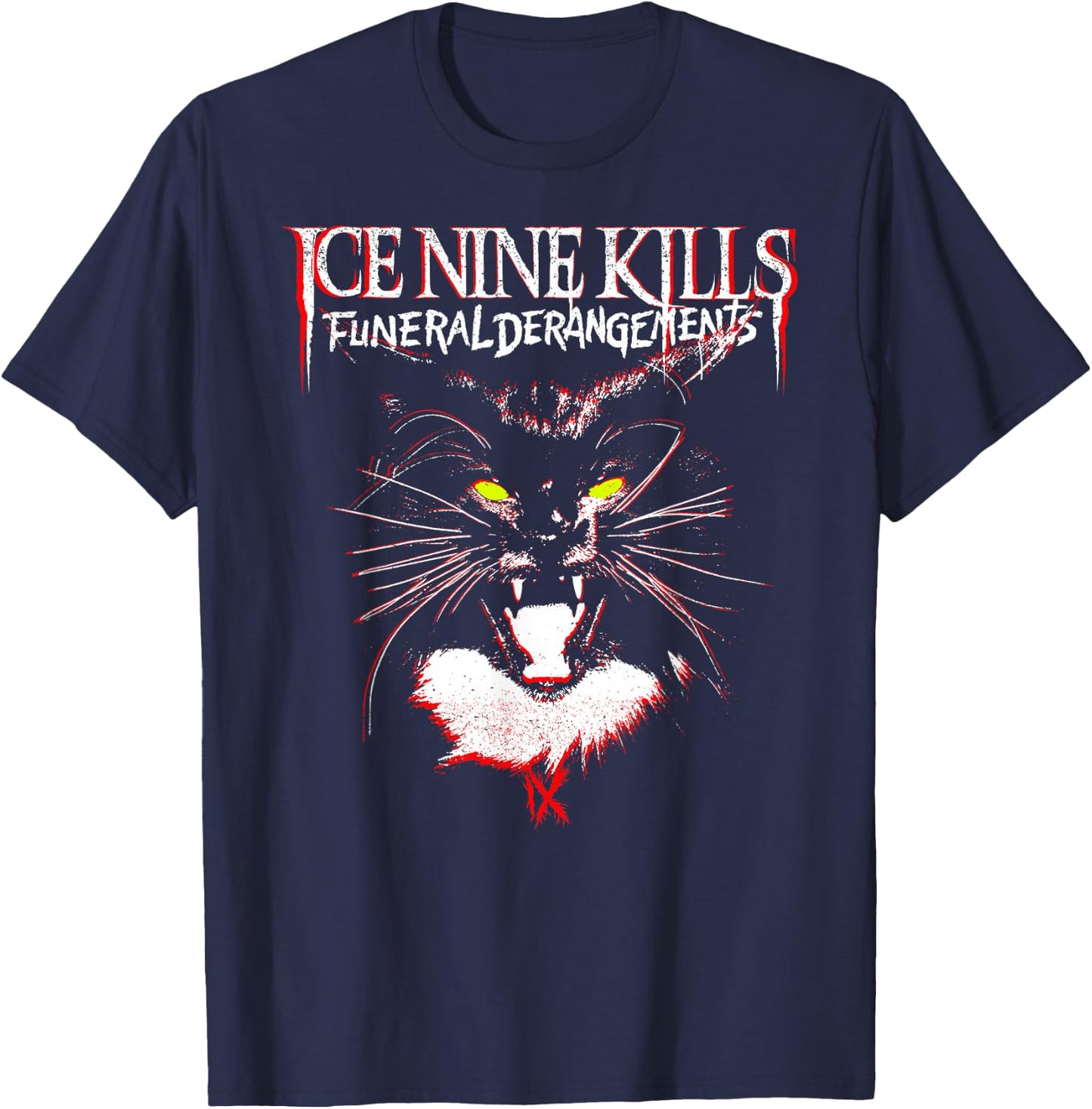 Ice Nine Kills – Funeral Derangements Halloween T-Shirt - T-Shirt | Navy