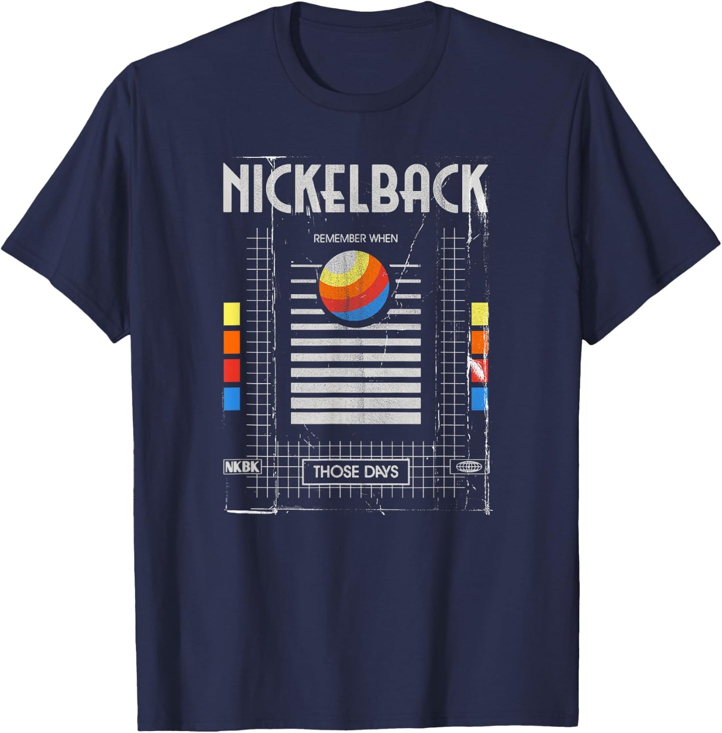 Nickelback VHS Those Days T-Shirt - T-Shirt | Navy