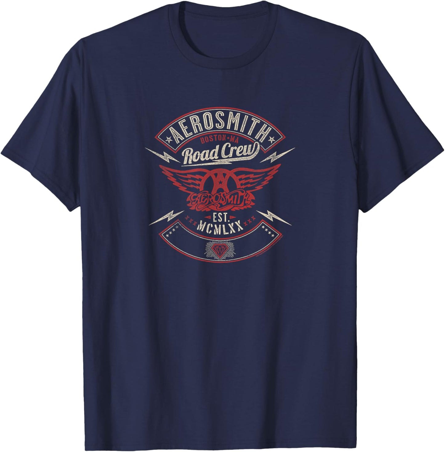 Aerosmith - Road Crew T-Shirt - T-Shirt | Navy