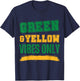 Green and Yellow Game Day T-Shirt - T-Shirt | Navy