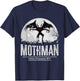 Mothman Cryptid Point Pleasant cryptozoology Halloween T-Shirt - T-Shirt | Navy
