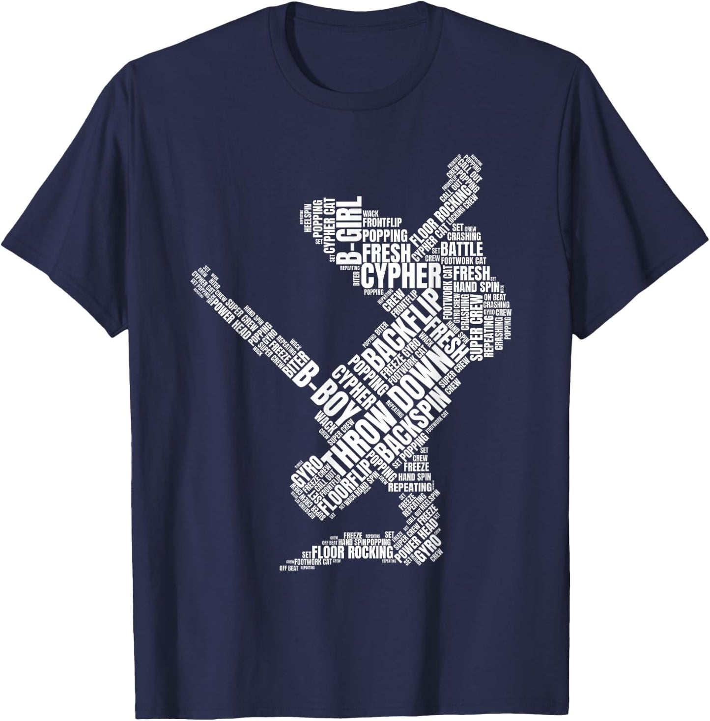 Breakdancer Design | Breakdance B-Boy B-Girl Breakdancing T-Shirt - T-Shirt | Navy
