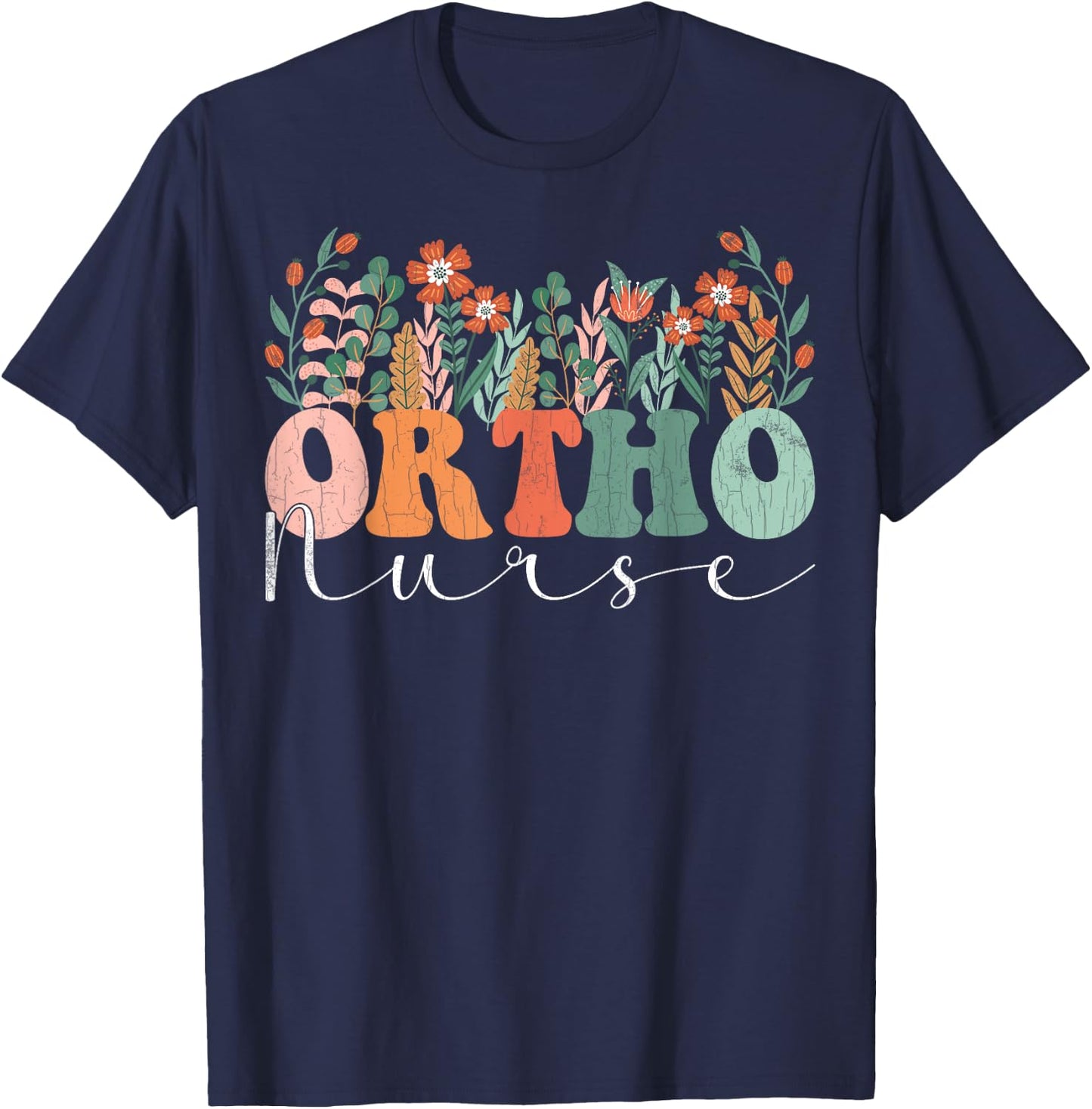 Orthopedic Surgeon Funny Ortho Nurse Orthopedist Graphic T-Shirt - T-Shirt | Navy