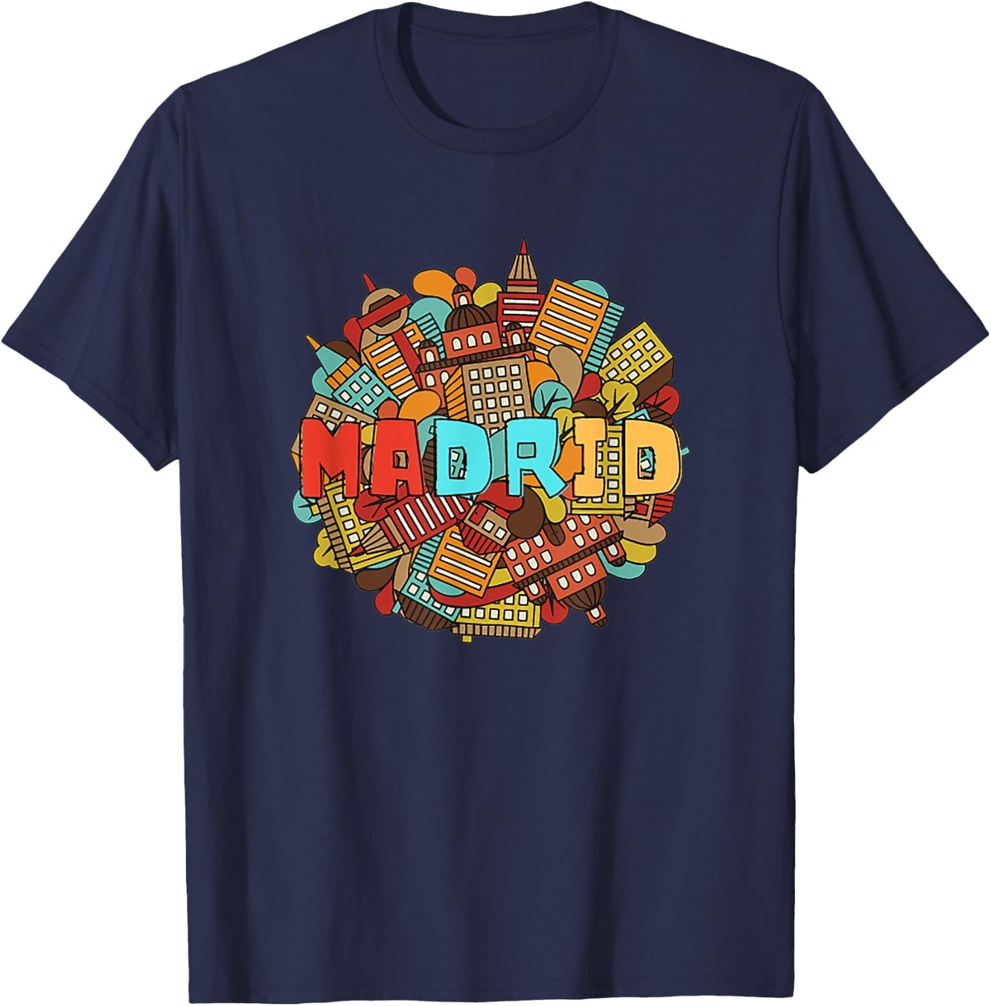 City of Madrid Spain for Reminders Pride T-Shirt - T-Shirt | Navy