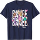 Barbie - Dance Stacked T-Shirt - T-Shirt | Navy