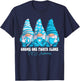 PKU Awareness Month Light Blue Ribbon Gnomies Support T-Shirt - T-Shirt | Navy