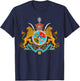 Iran Gilaki Co Imperial Coat of Arms of Iran Pahlavi Dynasty T-Shirt - T-Shirt | Navy
