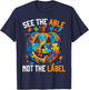 Autism Halloween Puzzle Trick Or Treat Autism Awareness T-Shirt - T-Shirt | Navy
